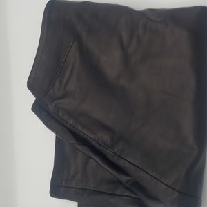 SAKS FIFTH AVENUE Leather skirt, sz 8